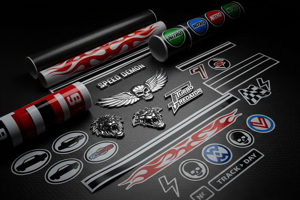 Decals, Stickers & Emblems