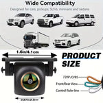 720P AHD Car Backup Camera with Wide-Angle Fisheye Lens-Night Vision, Front/Rear/Side lifestyle view