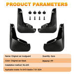 For Byd Sealion 7 EV 2024 2025 4PCS Mud Flaps Mudflap Front Rear Fender Anti-splash M alternate view