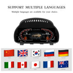 12.3 Inch Digital Dashboard Speedometer for BMW 5 6 7 Series X3 X4 X5 X6 | LCD Cluster close-up view