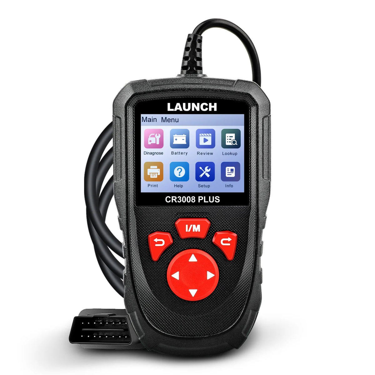 LAUNCH OBD2 Scanner Diagnostic Tool CR3008 Plus,One-Key I/M,Lifetime Update Code Reader,Check Engine Code OBDII Car Scan Tool