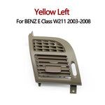 W211 Car Front Dashboard Air Conditioning Left Right AC Vent Grille Outlet Panel Cover For Mercedes BENZ E-Class W211 2003-2008