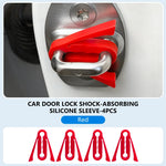 Silicone Car Door Buckle Cushion 4pcs close-up view