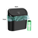 Car Trash Can Storage Box ABS Rectangle detail view