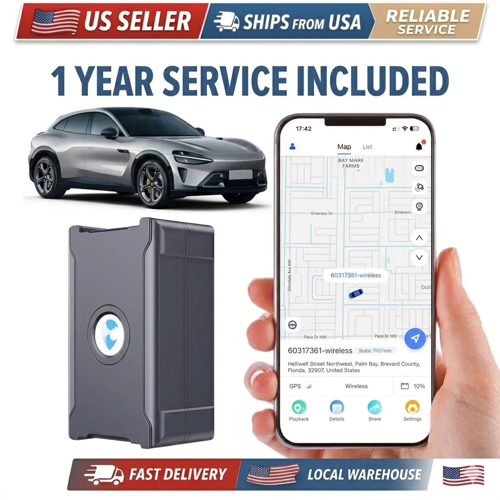 4G GPS Tracker for Vehicles | Real Time Tracking with 1 Year Service