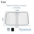 Car Windshield Sun Shade Universal Front Window Sun Visor UV Resistant Heat Insulation close-up view