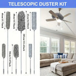 Extendable Microfiber Duster with Bendable Handle | Ceiling Fan and Home Cleaning Too alternate view