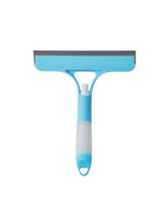 3 in 1 Window Cleaning Squeegee Multi Function Glass Mirror Wiper with Spray Bottle Microfiber Scrub Household Car Cleaner Tools