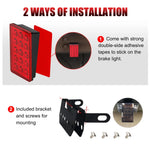F1 Style 12V 15LED Rear Brake Pilot Light | Universal Strobe Tail Lamp for Car SUV Motor detail view