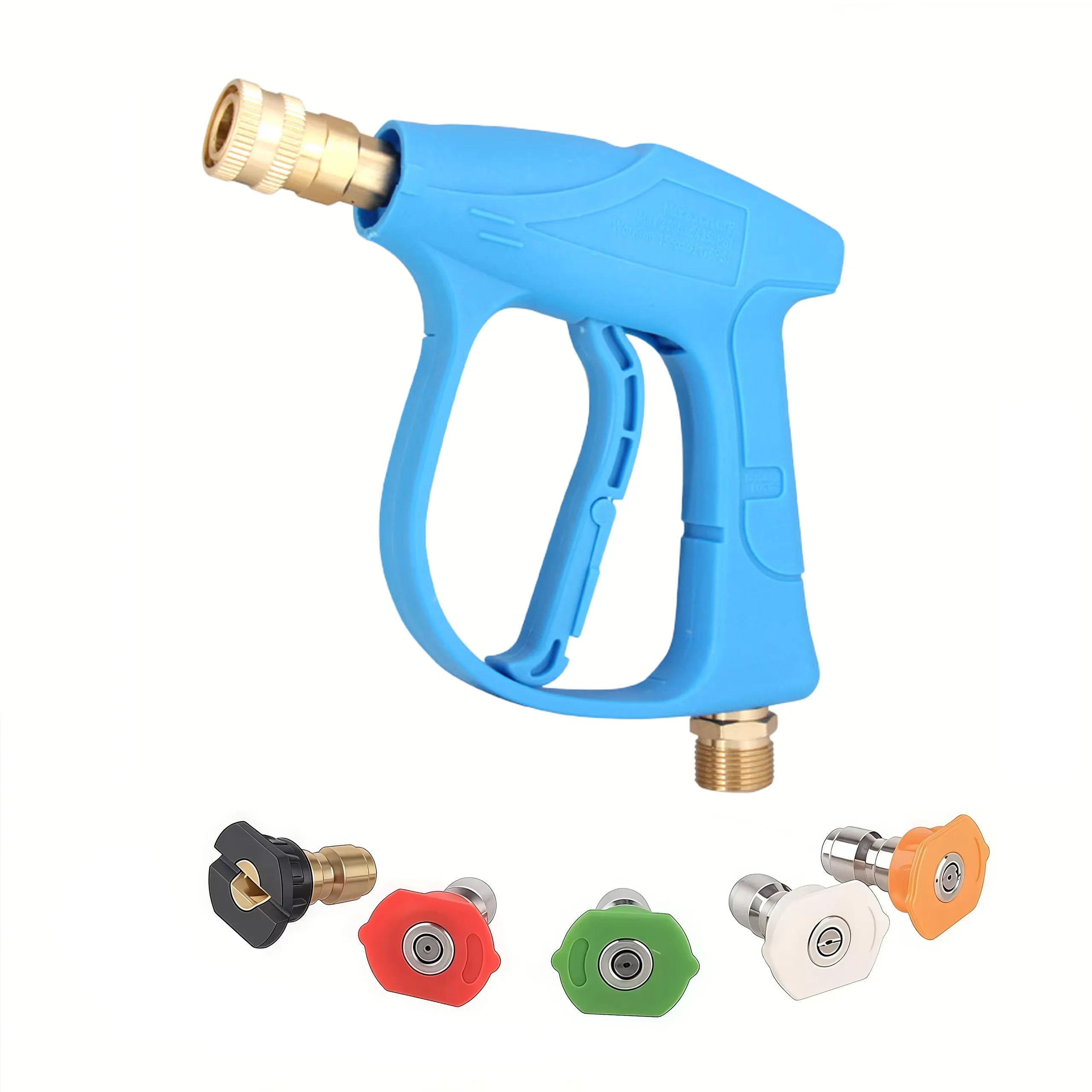 High Pressure Car Wash Water Gun | Aluminum Core Quick Connect Fan Nozzle