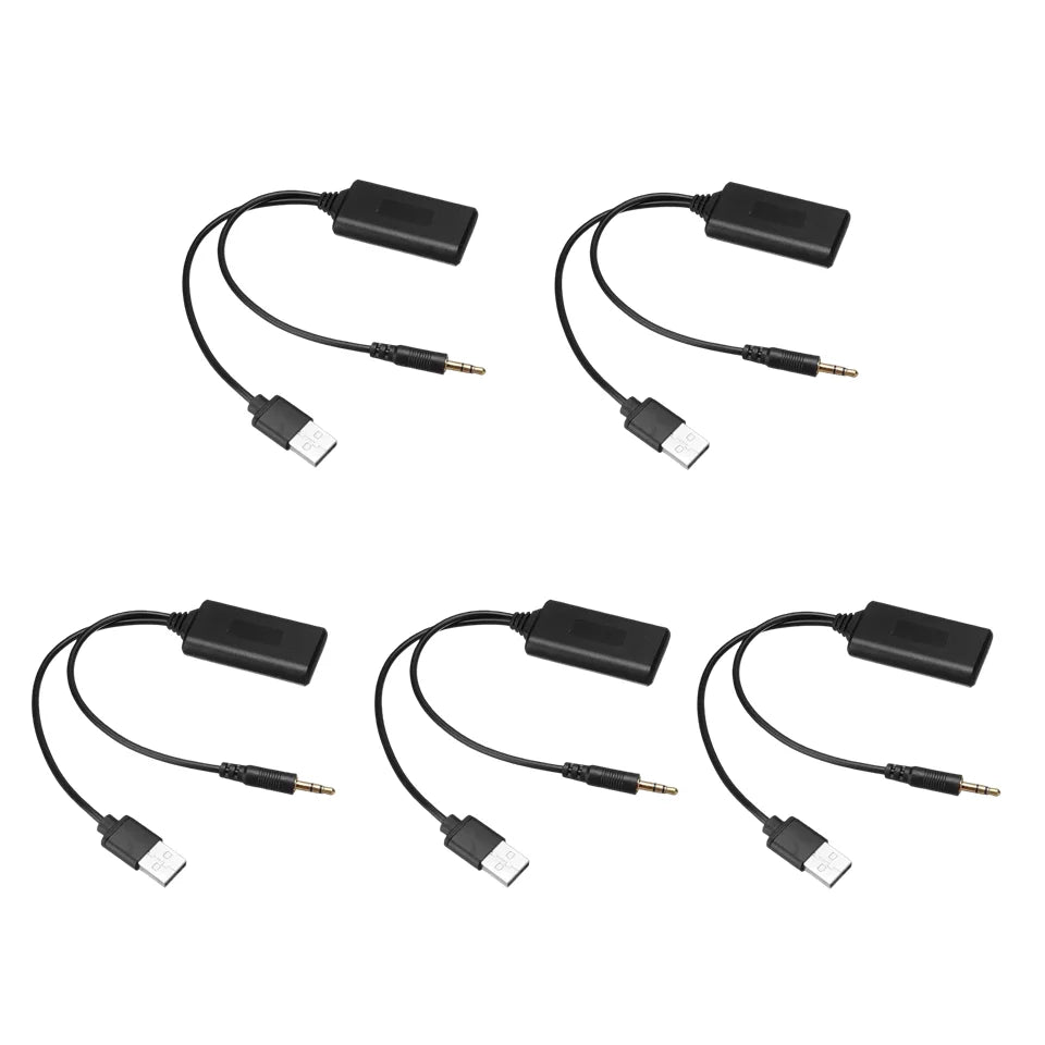 High Quality Universal Car 5V bluetooth Module Adapter Stereo Cable AUX-IN 3.5MM Jack lifestyle view