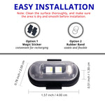 RGB LED Strobe Light – Wireless Remote, Rechargeable Footwell & Exterior Light for Ca alternate view