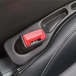 2Pcs Car Seat Gap Filler Seat Crevice Storage Box Bag Between Seats Console Organizer De detail view