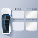 2PCS Tesla Model 3 Y 3 Highland Y Juniper Ice Cloth Sunshade | Glass Roof Sunroof Skyl close-up view