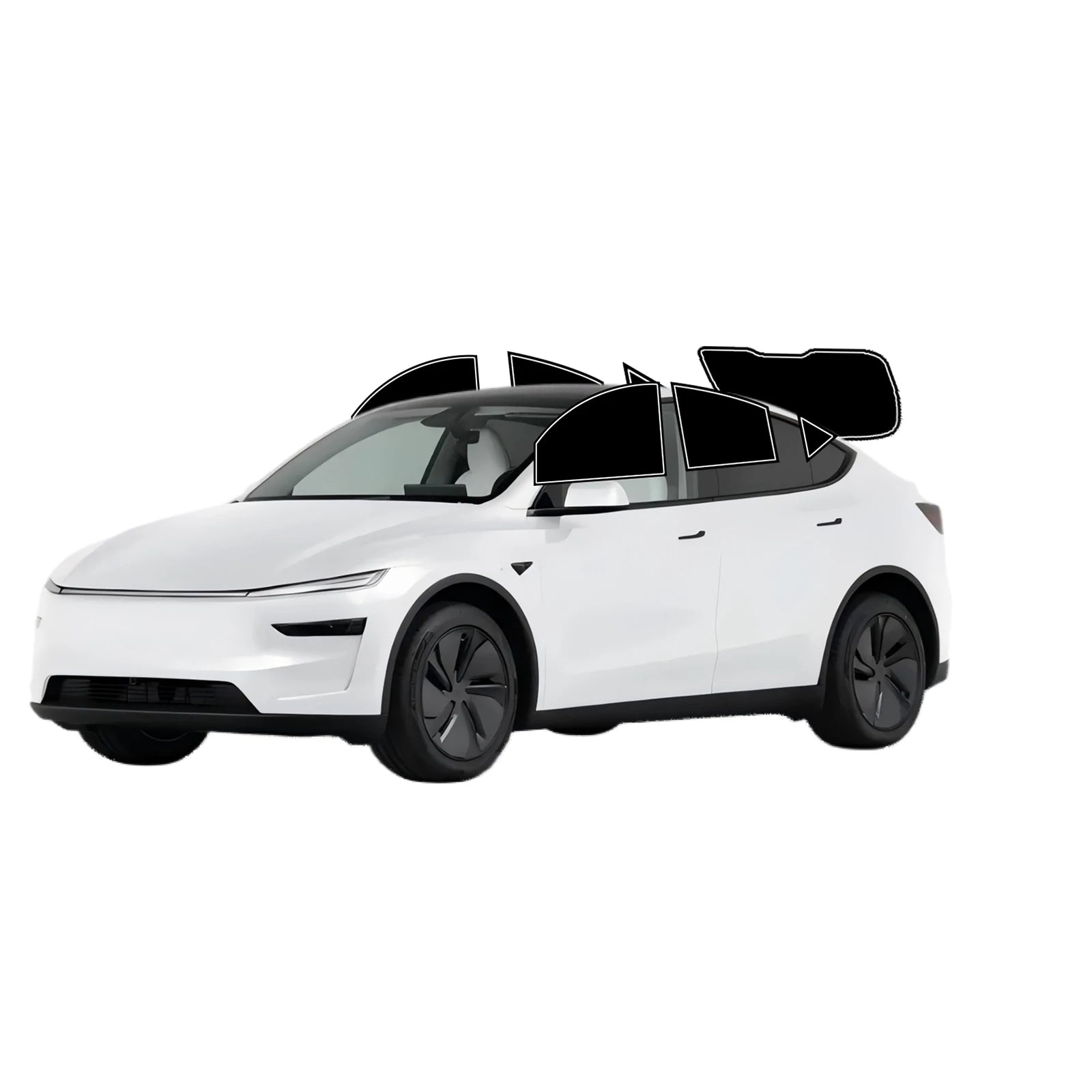 Precut Window Tint for Tesla Model Y 2020-2026 | Heat Blocking UV Protection Privacy alternate view