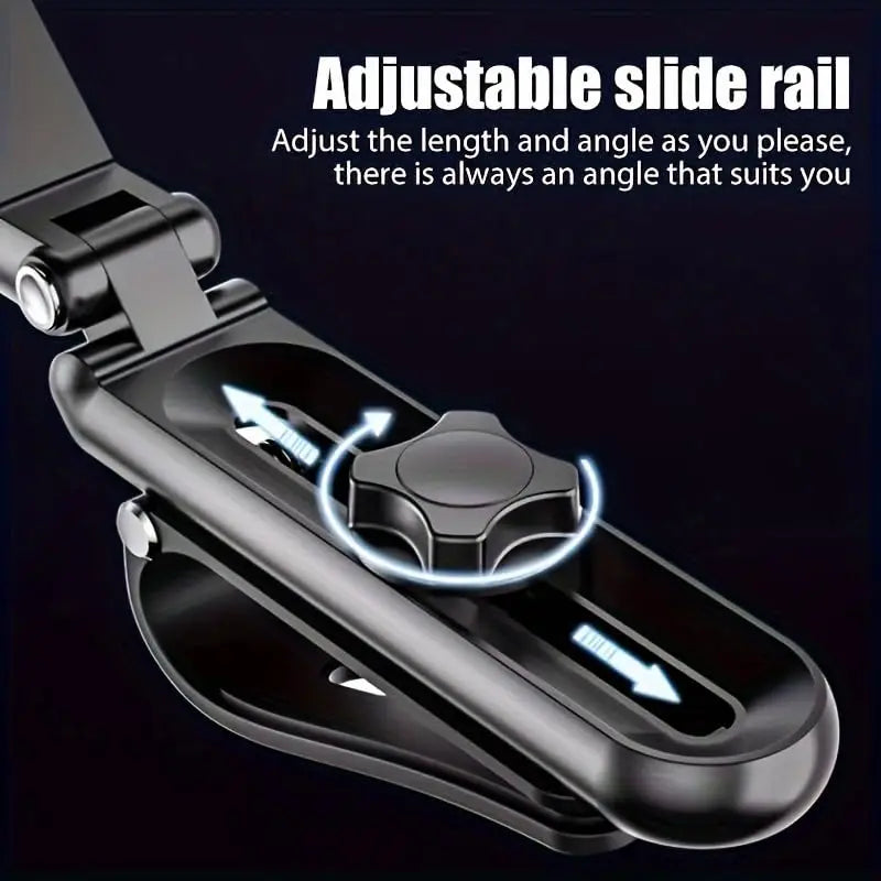 Sun Visor Phone Holder | 360° Rotatable Car Mount for Hands-Free Driving lifestyle view