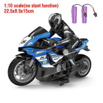 RC Motorcycle 1:10 Electric RC Drift Motorcycle with 4CH Remote Control lifestyle view