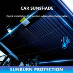 Car Retractable Windshield Sunshade | UV Blocking Car Sun Shade with Suction Cups detail view
