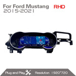 12.3 Inch Digital Instrument Cluster for Ford Mustang 2015-2021 | Wireless Apple Carplay detail view