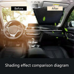Car Window Sun Shade Retractable Windshield Protector | UV Blocking Auto Sun Visor alternate view