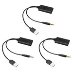 High Quality Universal Car 5V bluetooth Module Adapter Stereo Cable AUX-IN 3.5MM Jack close-up view