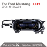 12.3 Inch Digital Instrument Cluster for Ford Mustang 2015-2021 | Wireless Apple Carp alternate view