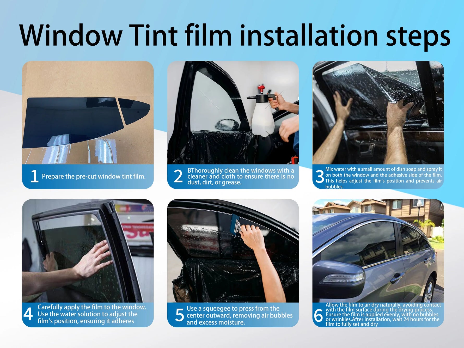 Precut Window Tint for Tesla Model Y 2020-2026 | Heat Blocking UV Protection Privac additional angle