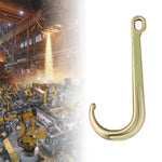 Tow Hook Alloy Steel Portable J Hook for Tractor Trucks close-up view