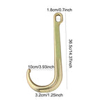 Tow Hook Alloy Steel Portable J Hook for Tractor Trucks detail view
