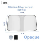 Car Windshield Sun Shade Universal Front Window Sun Visor UV Resistant Heat Insulation S detail view