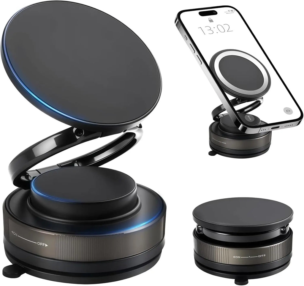 Upgraded Vacuum Magnetic Car Phone Holder for MagSafe | 360° Rotation 96LBS Suction C alternate view
