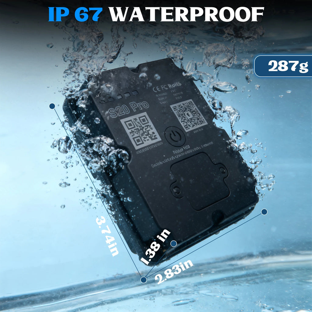 4G LTE GPS Tracker for Vehicle | Real-Time Magnetic Car Locator with 60-Day Battery detail view