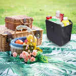 Foldable Car Trash Can, Hanging Waterproof Leakproof Trash Can Storage Bag for Car additional angle
