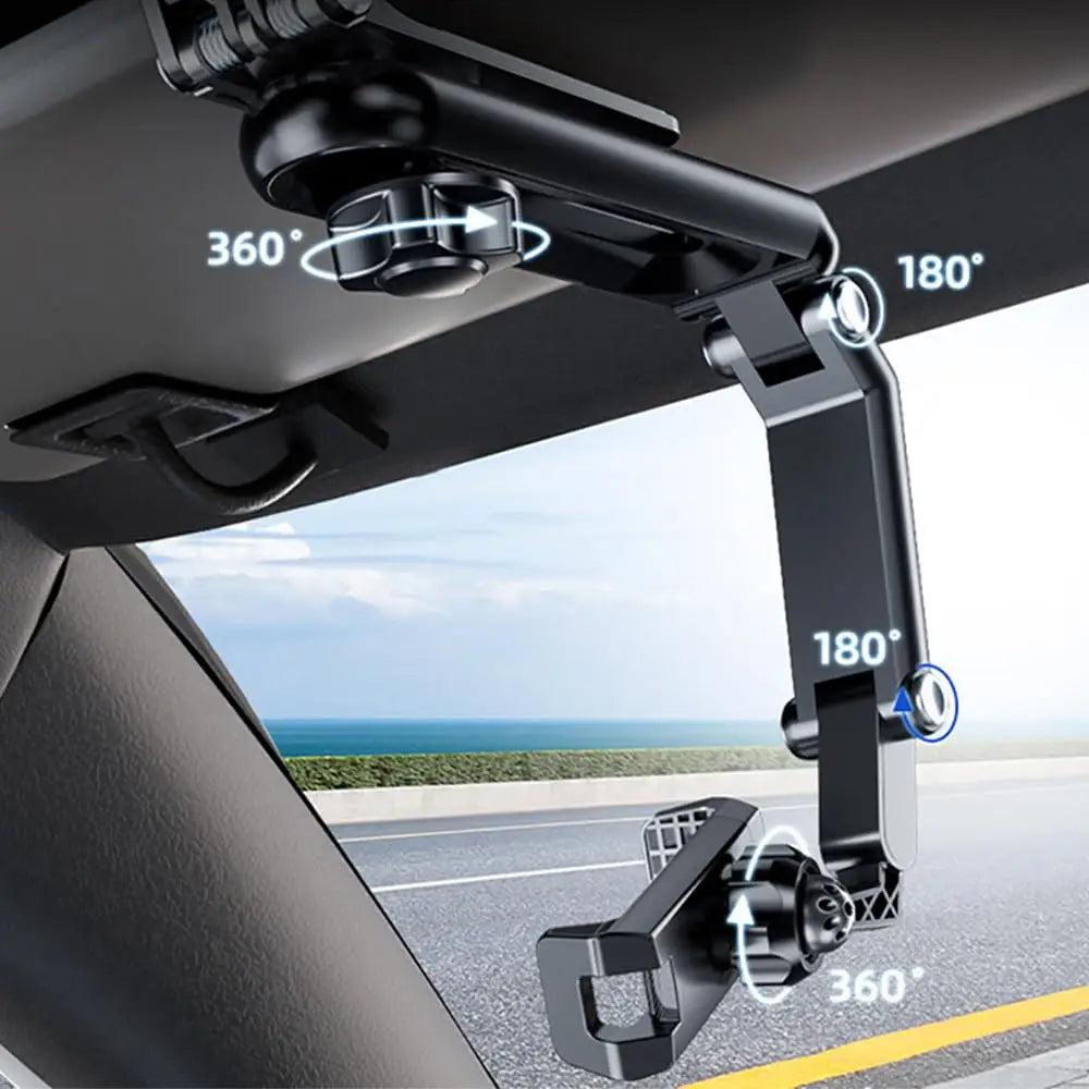 Sun Visor Phone Holder | 360° Rotatable Car Mount for Hands-Free Driving alternate view