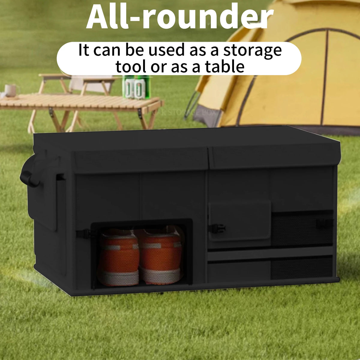 60L Foldable Car Trunk Storage Box Waterproof OxfordCloth Large-Capacity Car Organize lifestyle view