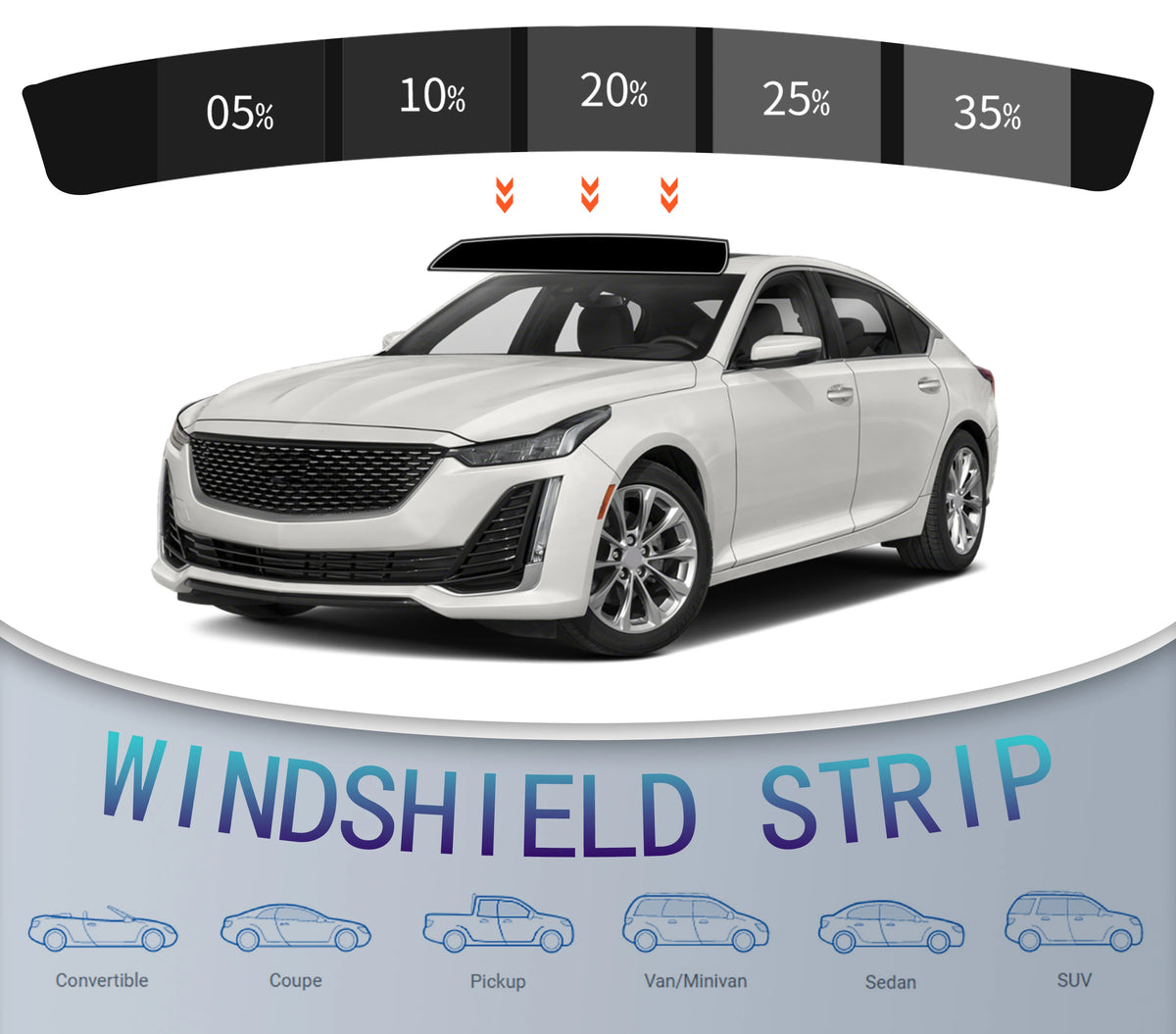 Precut Window Tint Car for Honda Fit 2006-2020 Any Year Auto Sun Uv Blocking Heat 2Pl alternate view