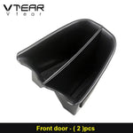 Vtear Door Armrest Storage Box Decoration Car Inner ABS Trim Interior Accessories For close-up view