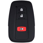 Suitable for Toyota Rav4 Corolla Camry Highlander Prius Car Key Case Silicone Key Fob Cover Remote Control Alarm Key Protector