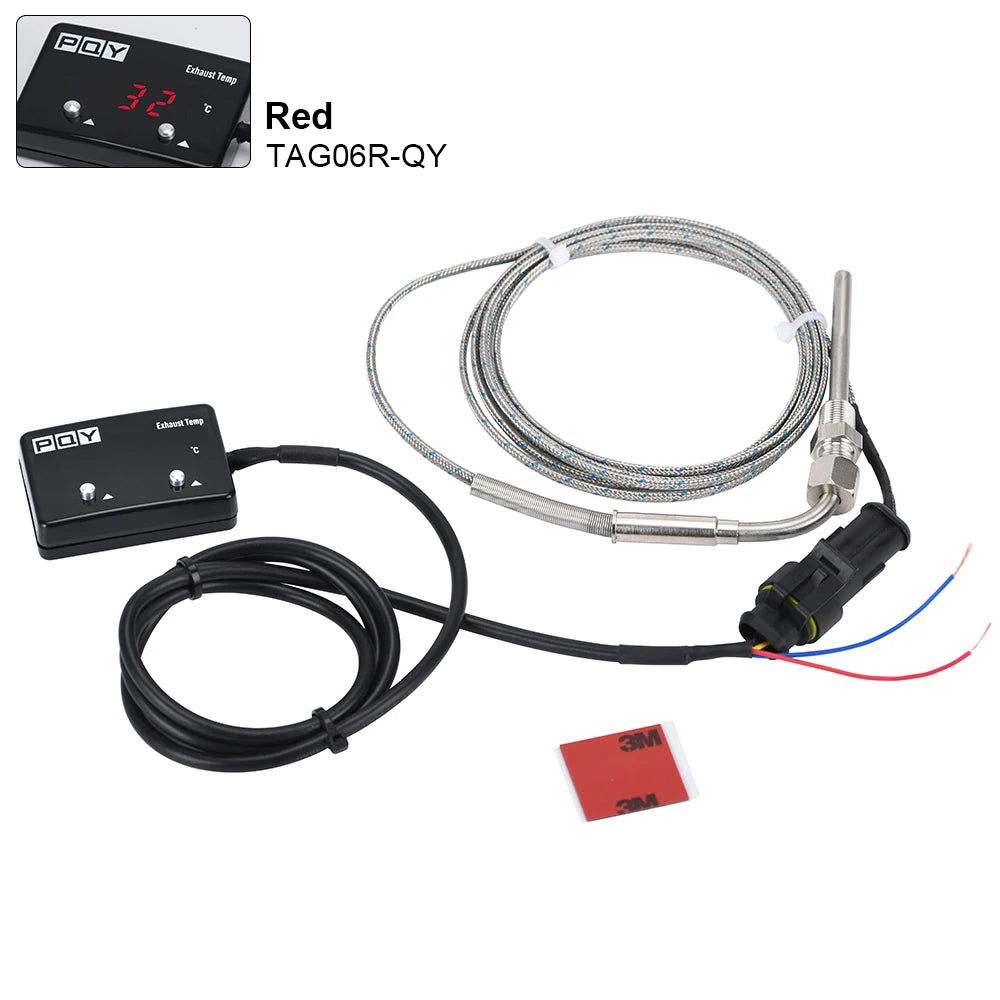 Exhaust Gas Temperature Gauge Digital with Sensor | EGT Monitor Kit for 4WD Hilux Pat alternate view
