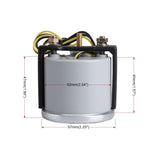 2" 52mm Car Turbo Boost Gauge Bar Psi Water Temperature Gauge Sensor Oil Temp Oil Pres close-up view