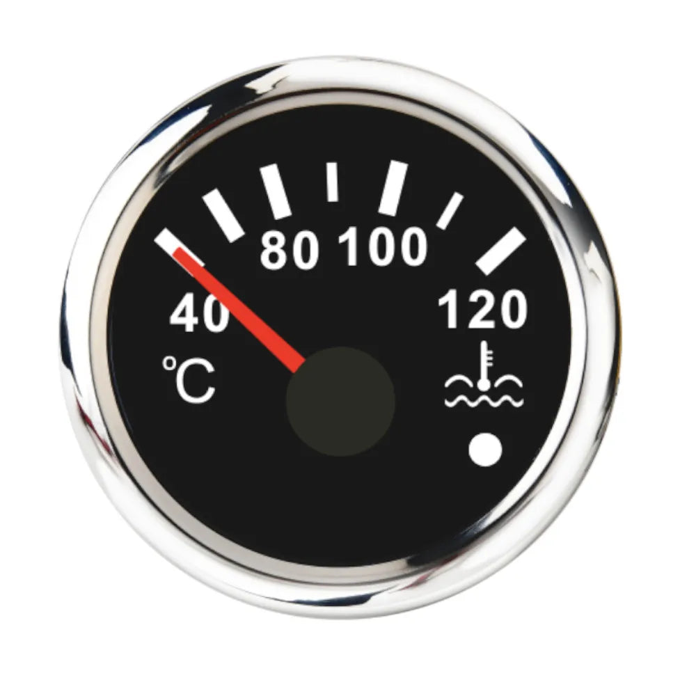 52mm Marine Boat Water Temp Gauge | 40-120℃ Water Temperature Meter for Car Auto Moto alternate view