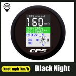 85mm GPS Speedometer Odometer | TFT Screen Marine Gauge with Voltmeter detail view
