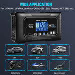 HTRC 12V/24V 20A Full Automatic Car Battery Charger For Motorcycle Lithium Lifepo4 GEL AGM Wet Lead-Acid Battery Repair Charger