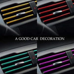 U-Shape Car Air Vent Trim Strip PVC 10 Pcs alternate view