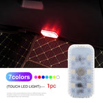 LED Touch Light Mini Wireless Car Interior Lighting Auto Roof Ceiling Reading Lamp for D detail view