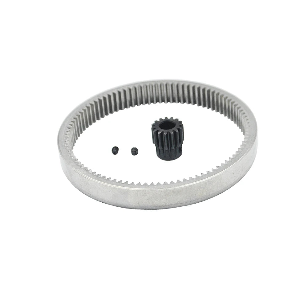 Rotary Motor Pinion Internal Ring Gear For 1/12 RC Hydraulic Excavator Rotary Parts