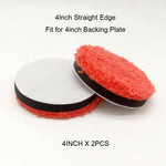 HUTU 3-7 inch Microfiber Polishing Pads for DA/RO Car Polisher | Car Body Polish Ki additional angle