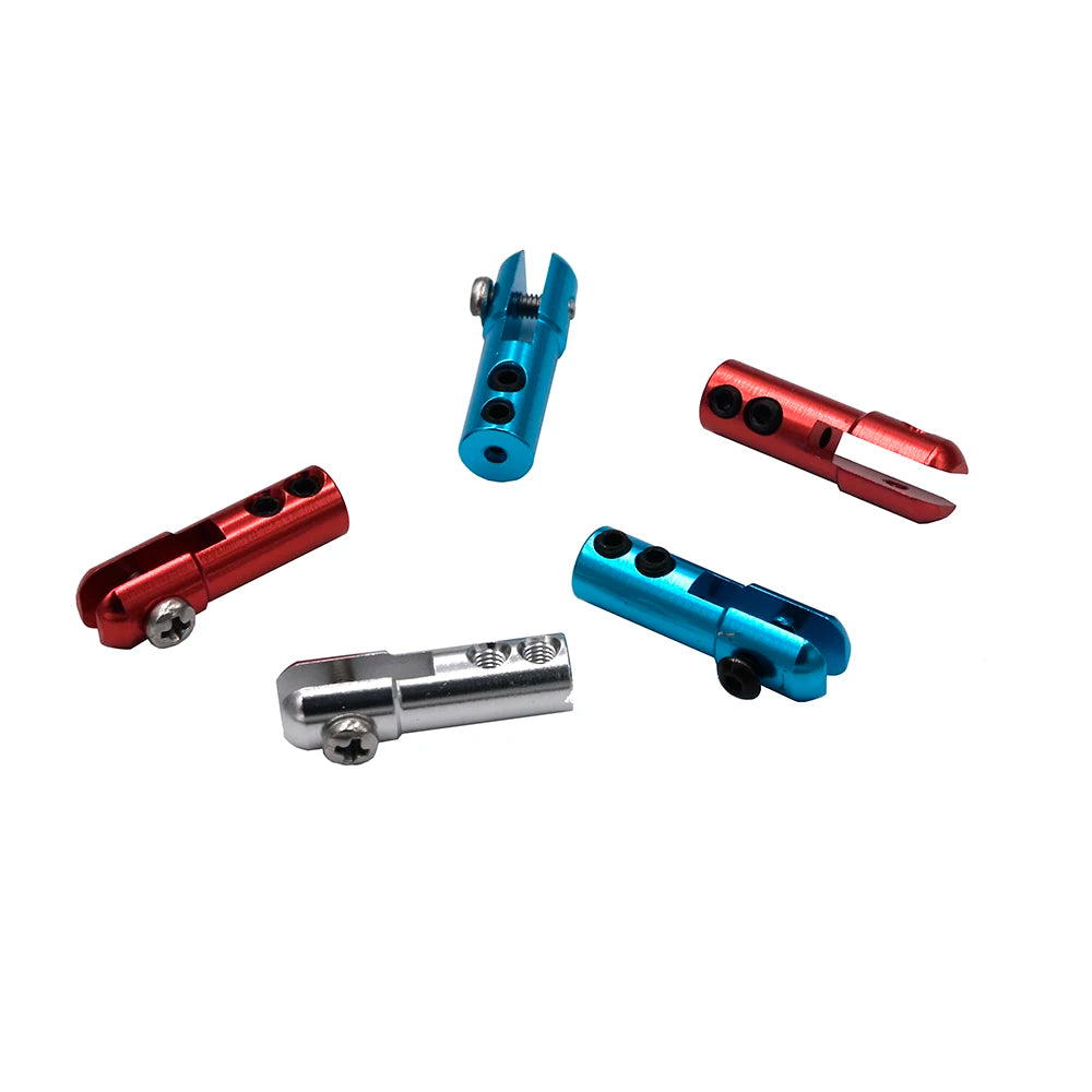 2PCS Piece Dia. 2mm Aluminum Steering Gear Rod Chuck Servo Positioning Steering Clip Seri Push Rod Clip