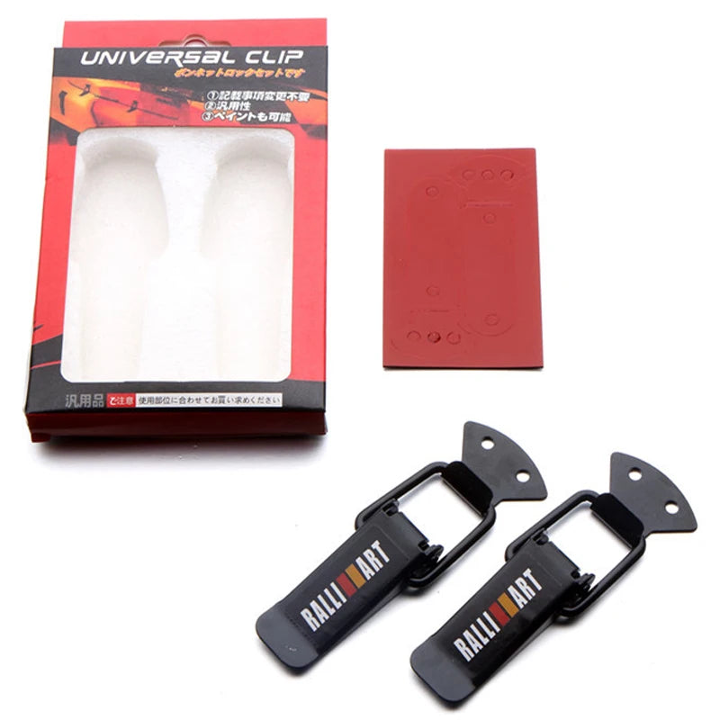 Big Size Universal Bumper Durable Security Hook Lock Clip Kit Clip Hasp For Racing Car Truck Hood Qu