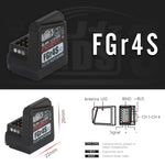 Flysky FGR4S V2 AFHDS 3 2.4GHz 4-Channel Receiver for NB4 PL18 additional angle